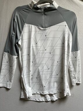 NWT Levelwear Golf Penny Lightweight Geometric 3/4 Sleeve Pullover Sz S